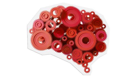 Techniques de créativité, cerveau avec des roues