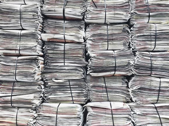 lots of newspapers