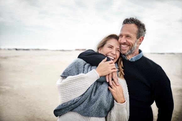 Couple on beach