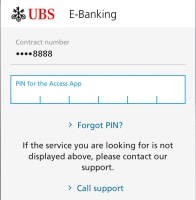 Enter your PIN for the Access App