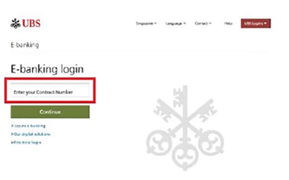 How do I login to UBS e-banking and UBS Mobile Banking?