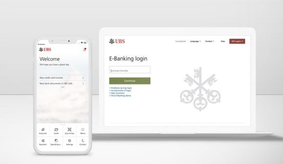 Screenshot of Mobile Banking and Ebanking